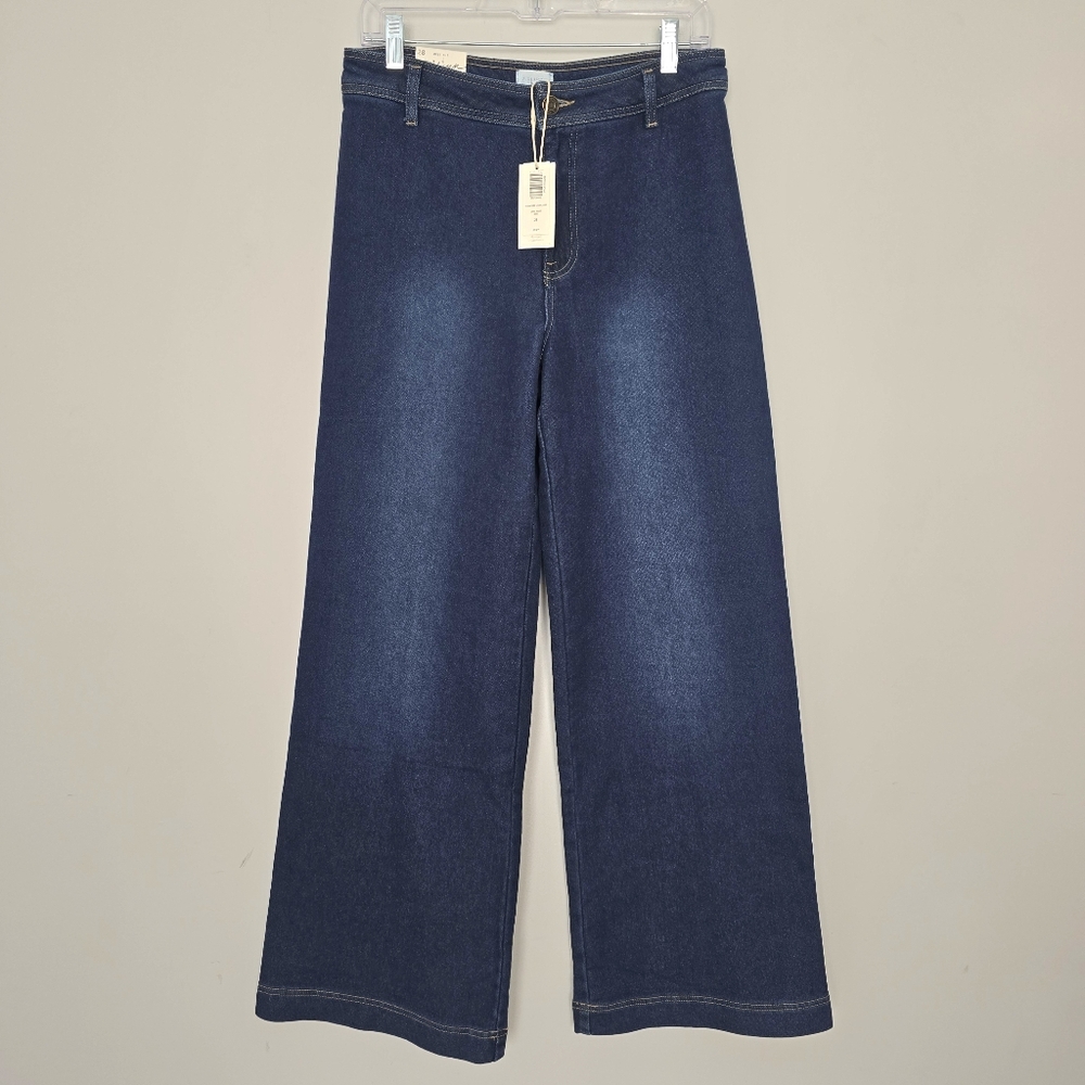 Z Supply Rilynn Wide Leg Jeans Womens 28 Dark Wash NWT